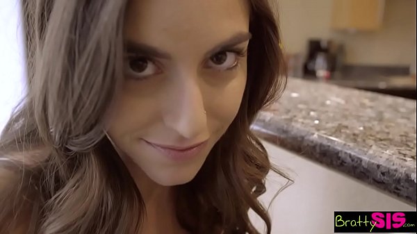 Naughty Stepsister Almost Gets Busted While Sucking And Fucking Her Step-bro