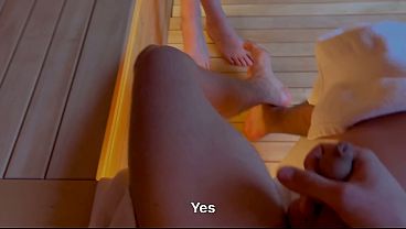 Fucking My Stepsister In The Hot, Steamy Sauna, Skin Slick With Sweat, Bodies Pressed Tight