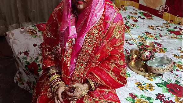 Desi Newlywed Wife Gets Fucked On Karwa Chauth, Dirty Hindi Moans
