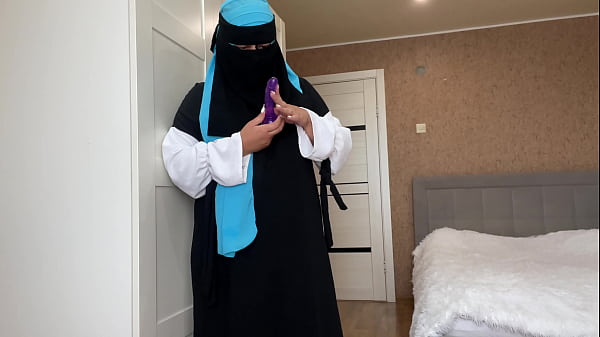 Arab Wife In Hijab Discovers A Hidden Sex Toy While Cleaning And Can’t Stop Thinking About Using It