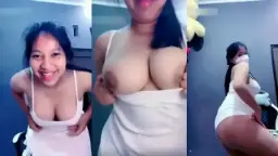 Cewek Montok Goyang Hot Sampe Bawah, Bikin Makin Liar