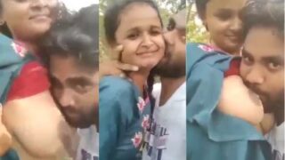 Indian Outdoor Passion: A Guy Devouring His Gf’s Firm, Eager Tits Under The Open Sky