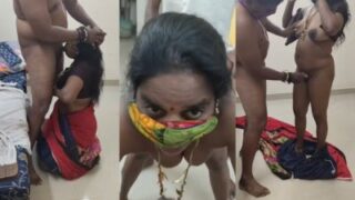 Two Horny Men Pounding A Desperate Desi Maid In A Wild Threesome