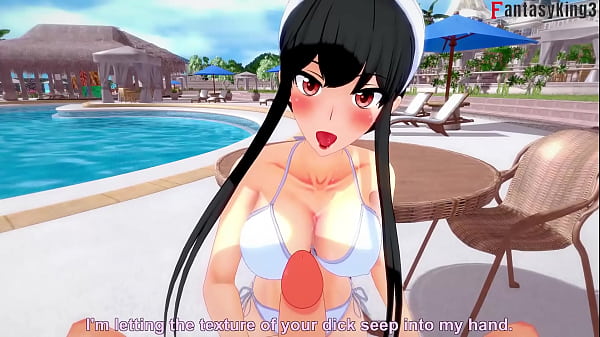 Yor Forger Strips Down By The Pool, Wet Bikini Clinging To Her Curves As You Take Control—full Pov, Spy X Family Meets Genshin Impact, Watch Every Slick, Erotic Moment On Sheer & Ptrn: Fantasyking3