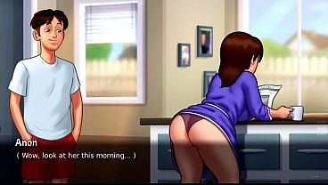 Step Mom Opened The Door…then Everything Got Hot And Wet (18+) | Fresh Action | Summertime Saga