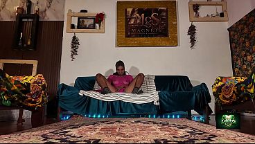 Teen Girl From Gambia Ends Up With A Pink Vibrator Lodged Deep Inside Her Wet Pussy