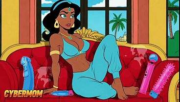 Princess Jasmine’s Thick Cock Sprouts Between Her Thighs. A Dirty Arabian Fantasy For Grown-ups