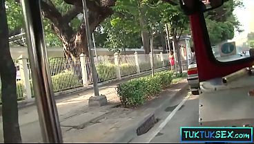 Thai Amateur Milf Picked Up In A Tuk Tuk, Then Takes A Wild Ride On A Thick Cock