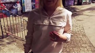 Get Fucked Raw In A Crowded Bar – That Blonde Slut Takes It All