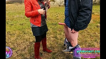 My Mature Wife Drained My Cock Outside – Amateur Slut Takes It In The Open