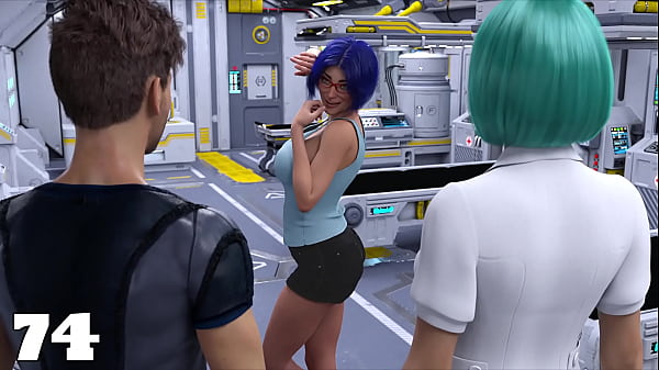 Stranded In Space #74 – Horny Blue-haired Milf Begs Me & The Hot Busty Doctor For A Steamy Threesome