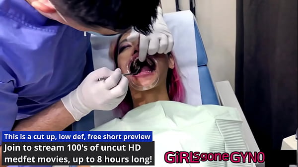 Channy Crossfire Spreads Wide For Dr. Canada’s Deep, Dirty Dental Exam At Girlsgonegyno