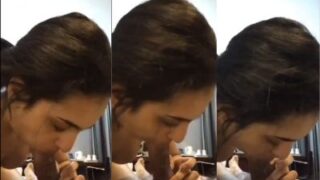 Young Secretary Takes Her Boss’s Thick Desi Cock Deep In Her Throat, Wild Office Blowjob