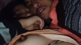 Desi Lover Teasing With Nipple Bites In A Sexy Jio Video