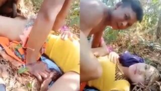 The Assamese Girl Loves Getting Wild And Naked In The Open On Her Farm