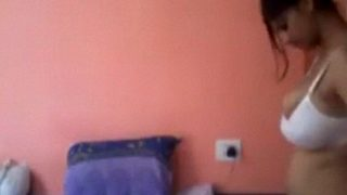 Watch This Curvy Desi Babe Slowly Peel Off Her Dress
