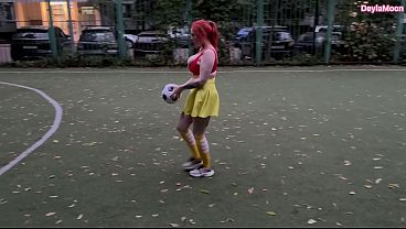 Female Footballer Blew Me In Public, I Filled Her Cunt With My Cum.
