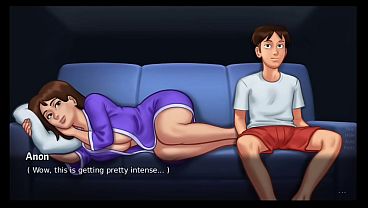 My Slutty Step Mom Showed Up Right When I Was About To Get Lucky, Now I Have To Deal With Her Dripping Wet Body In The New Summertime Saga Route