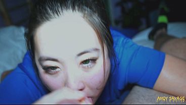 Green Eyes Asian Nurse Pov Takes It All Down Her Throat