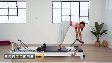 Ryan Reid’s Tight Little Pussy Gets Stretched Wide Open By Victor Ray’s Hardcore Fitness Cum Session
